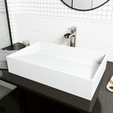 Starr Modern MatteStone 23x15-in Deep White Bathroom Sink/Basin with Rectangular Vessel Y7F7 - product image 8