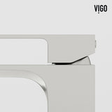 Tarragona Gothic ConcretoStone Grey Bathroom Sink/Basin Set with Dunn Faucet and Rectangular Vessel U3Z2 - product image 3
