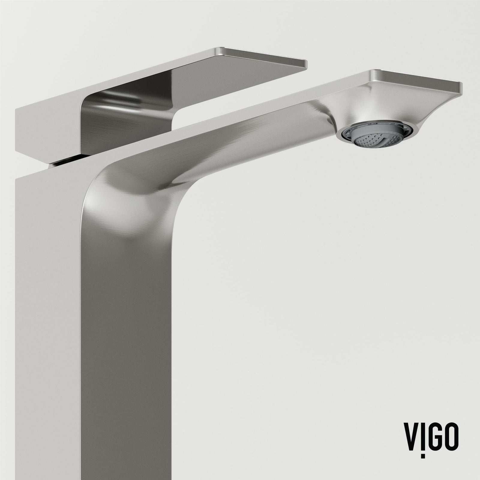 Tarragona Gothic ConcretoStone Grey Bathroom Sink/Basin Set with Dunn Faucet and Rectangular Vessel U3Z2 - product image 4