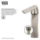 White Frost White Bathroom Sink/Basin Set with Linus Faucet and Round Glass Vessel Q7E8 - product image 5