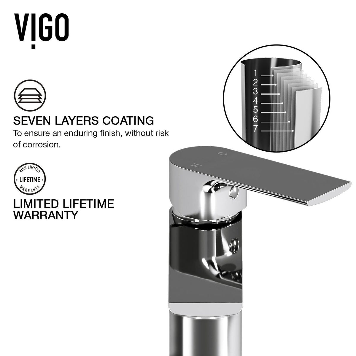 Wisteria MatteStone White Bathroom Sink/Basin Set with Norfolk Faucet and Oval Composite Vessel X7N4 - product image 4