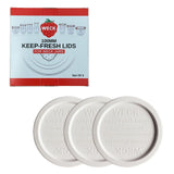 100mm Keep Fresh Lids for Jars, BPA-Free, 3-pk V2W5 - product image 1