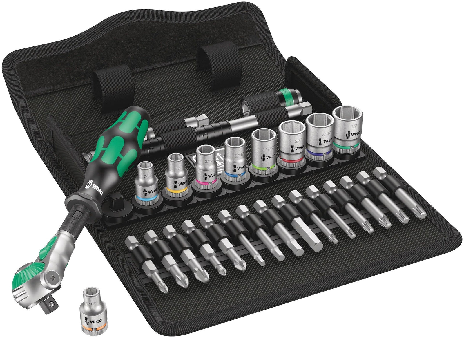 1/4-in Drive Socket Set, SAE, 28-pc E8X6 - product image 1