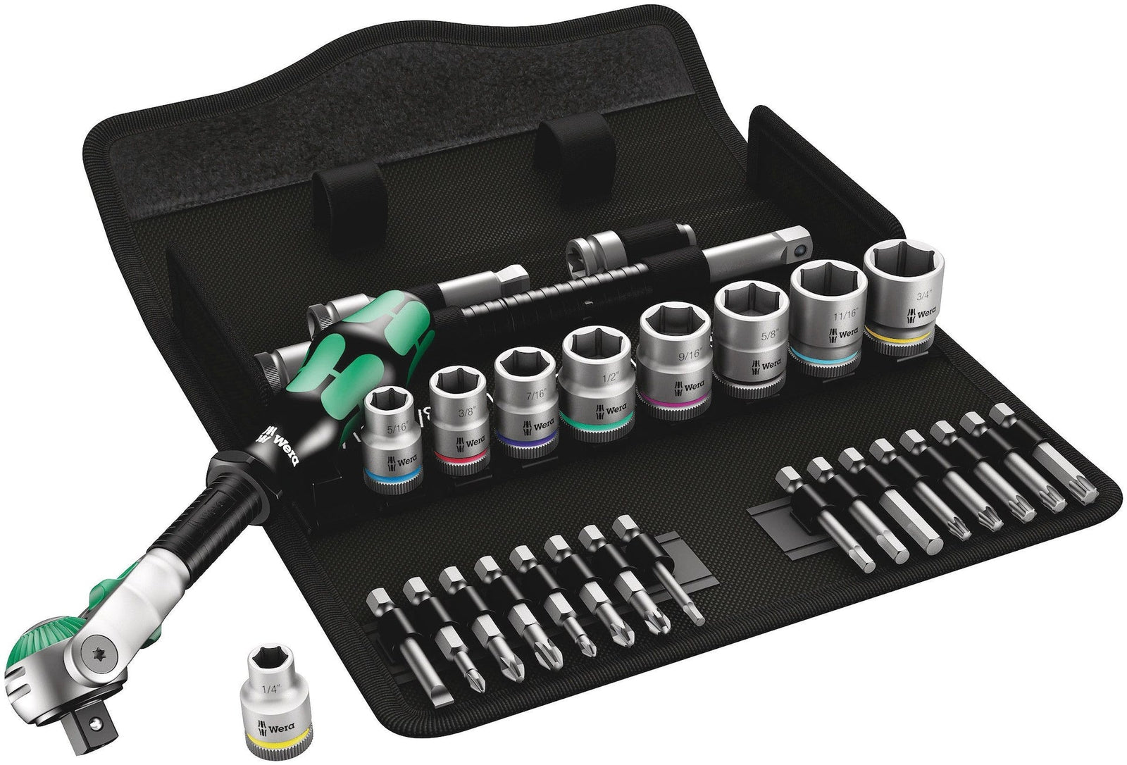 3/8-in Drive Socket Set, SAE, 29-pc P0Y9 - product image 1