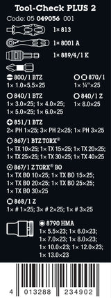 Tool-Check Plus Set for Manual & Machine Use, Metric, 39-pc Z3J6 - product image 2