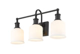Bryant 3-Light Vanity Light, Black with Opal Shade U7R8 - product image 4