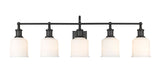 Bryant 5-Light Vanity Light, Black with Opal Shade Z1E4 - product image 2