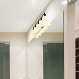 Bryant 5-Light Vanity Light, Black with Opal Shade Z1E4 - product image 7