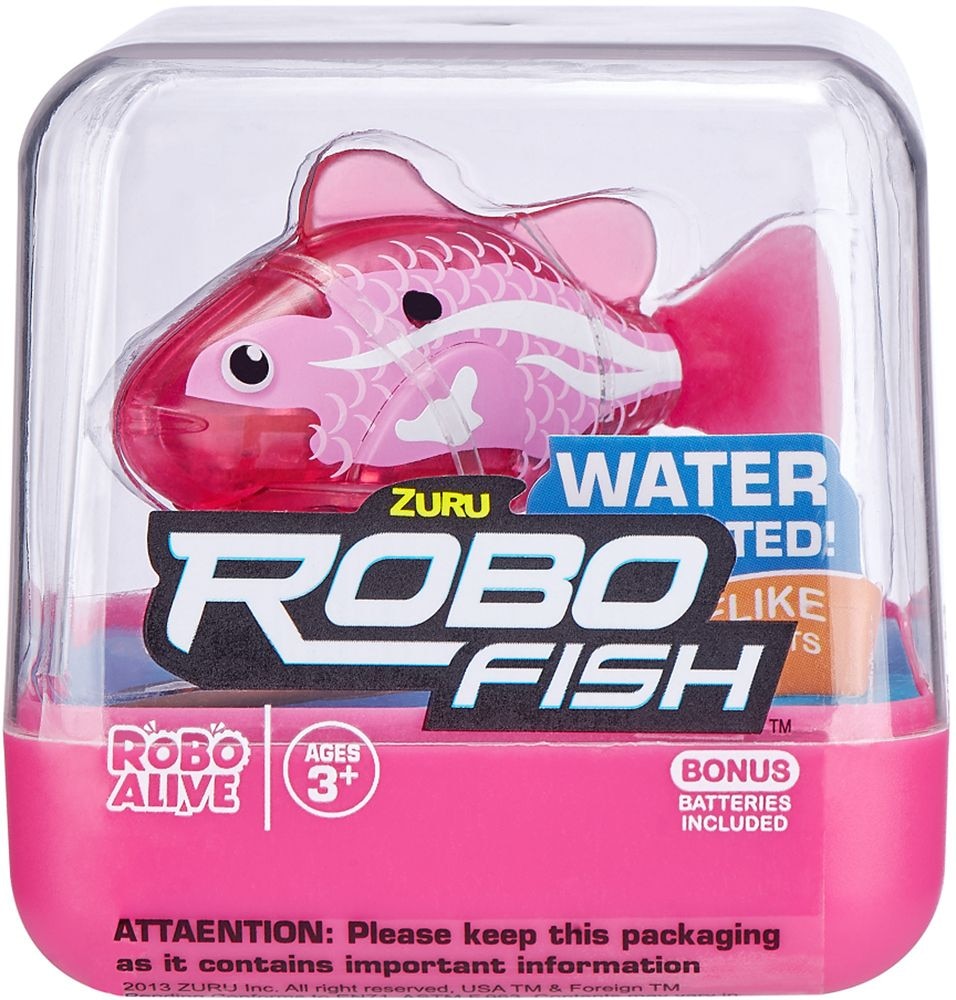 Robo Alive Robotic Fish Toy For Kids, Assorted, Ages 3+ T4P4 - product image 1