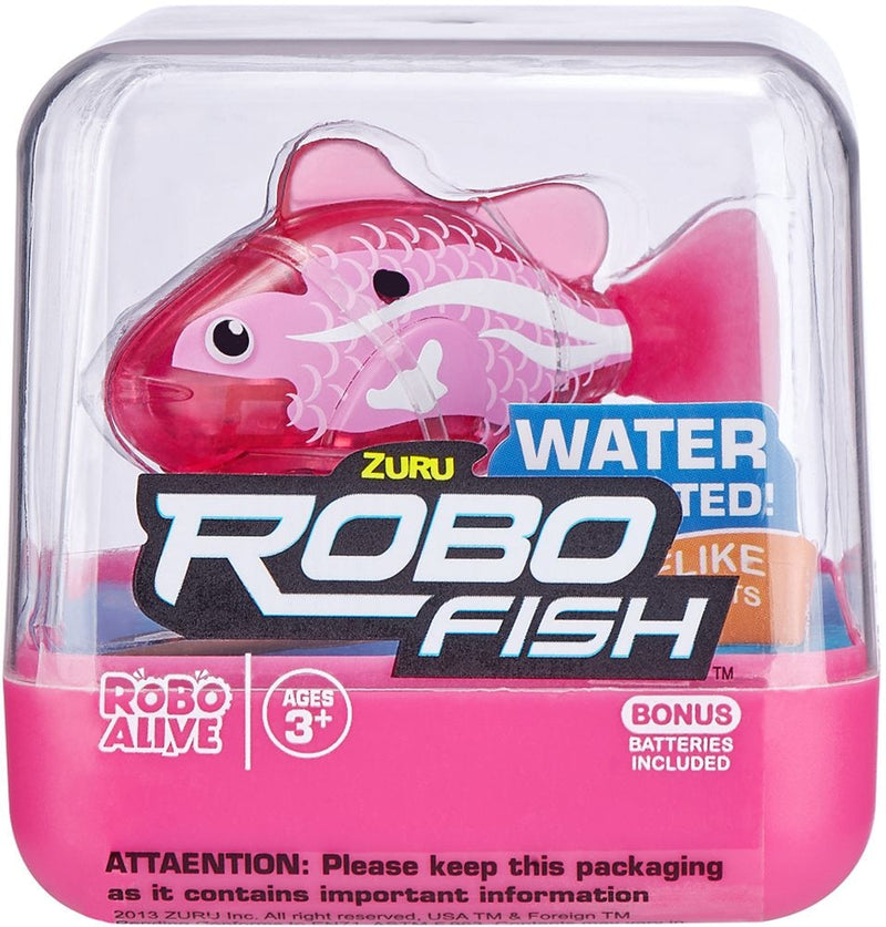 Robo Alive Robotic Fish Toy For Kids, Assorted, Ages 3+ T4P4