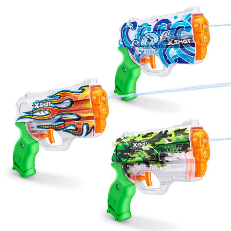 X-Shot SKINS Fast Fill Nano Water Blaster, Kids' Outdoor Summer Water Toy, 3.3-oz V1F0